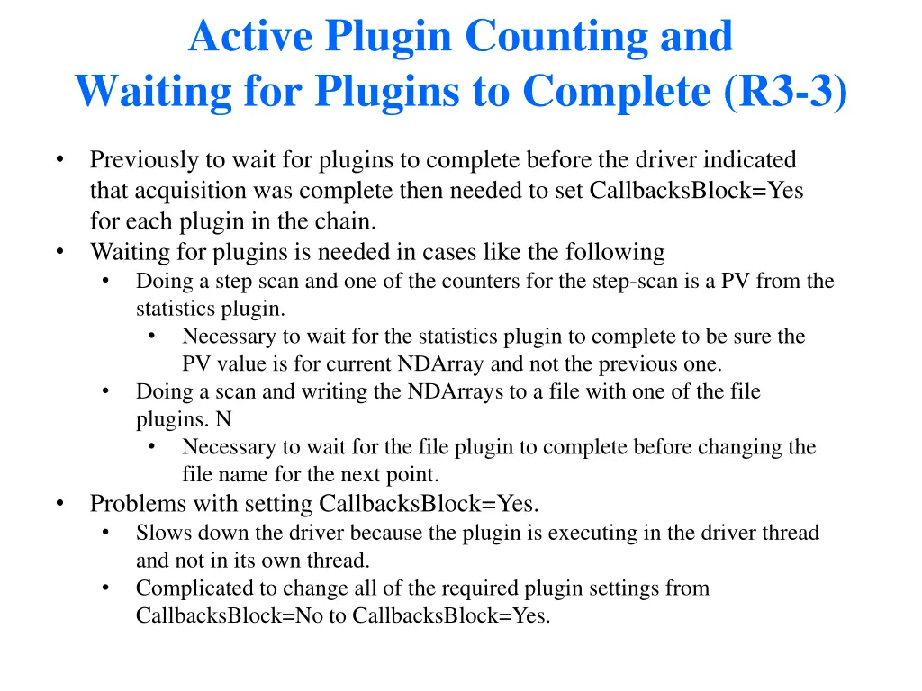 active plugin counting and waiting for plugins