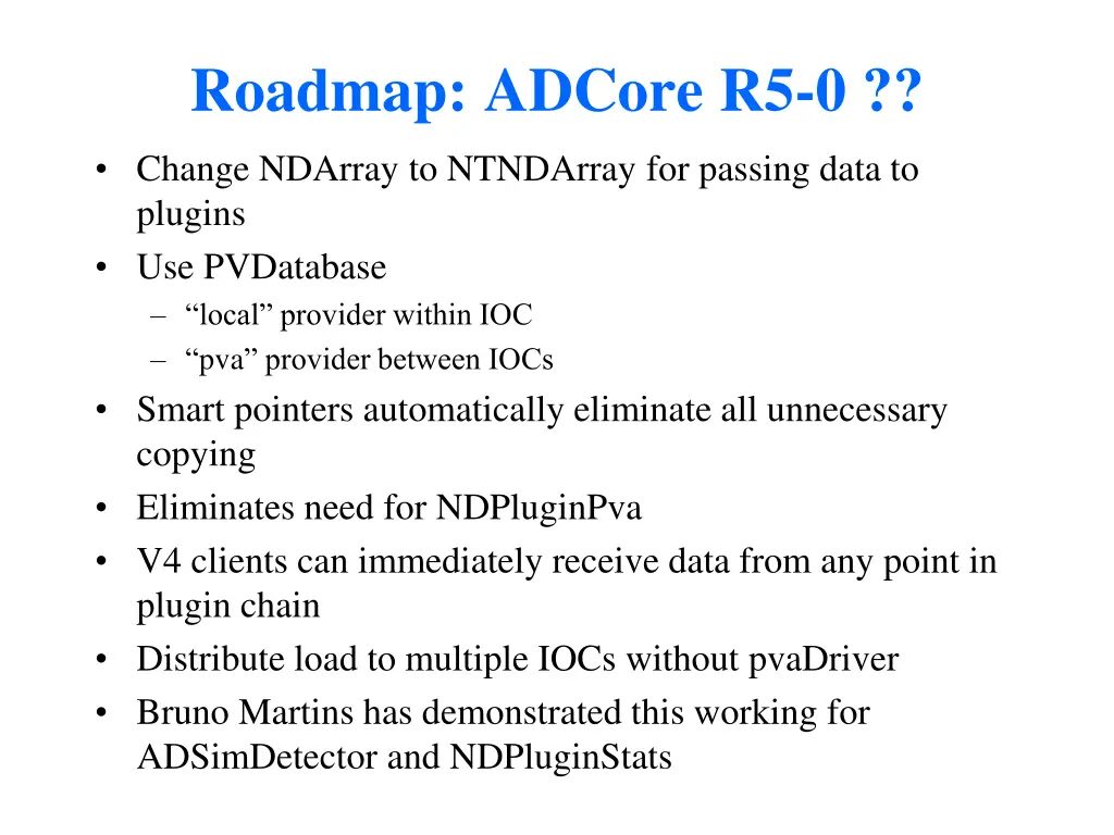 roadmap adcore r5 0