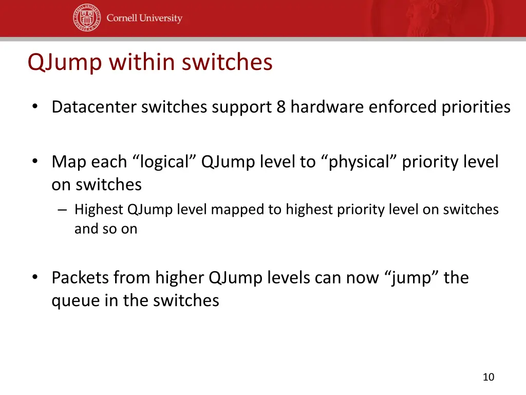 qjump within switches