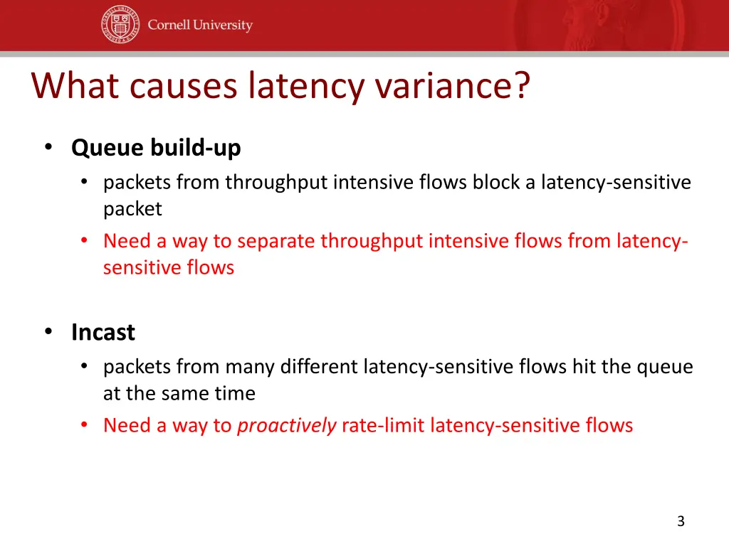 what causes latency variance