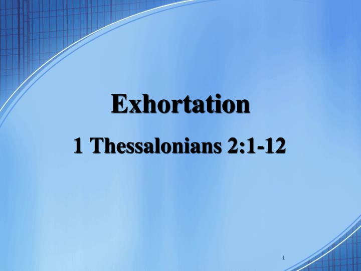 exhortation