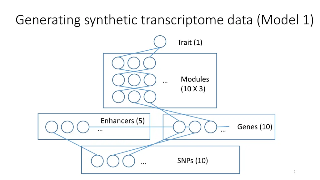 generating synthetic transcriptome data model 1