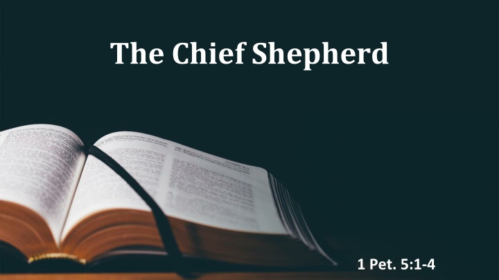 the chief shepherd