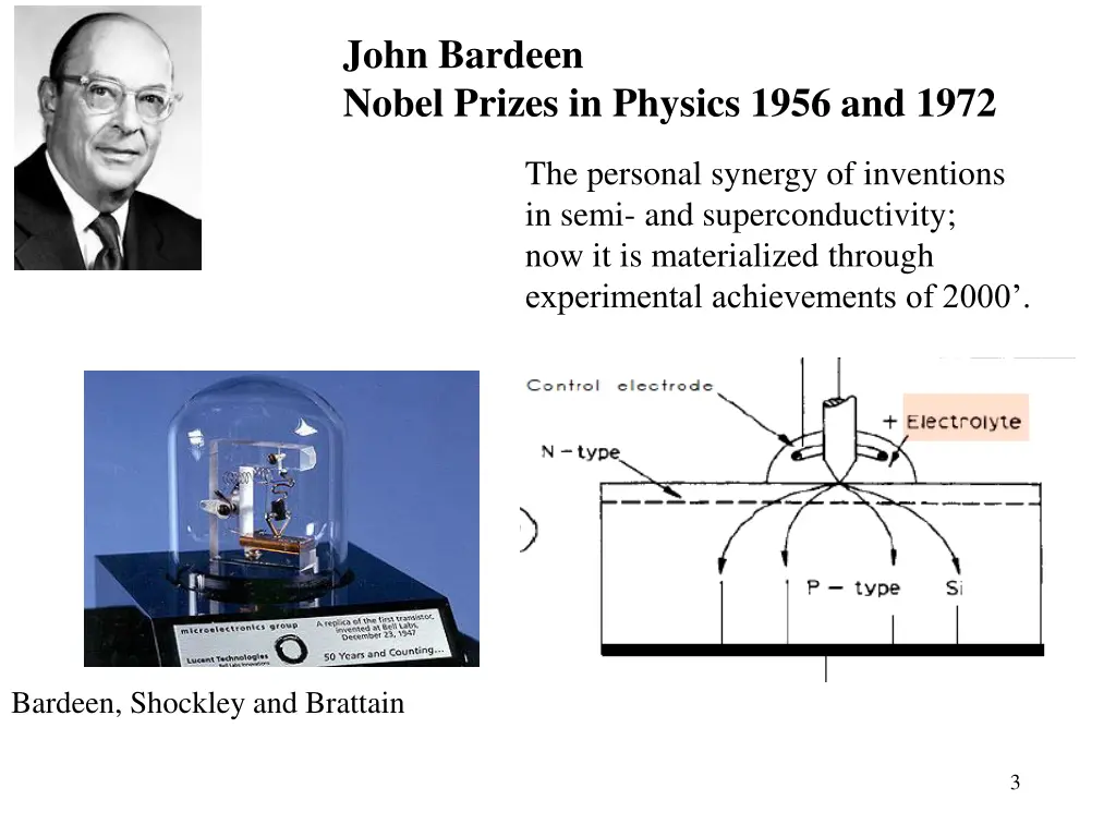 john bardeen nobel prizes in physics 1956 and 1972