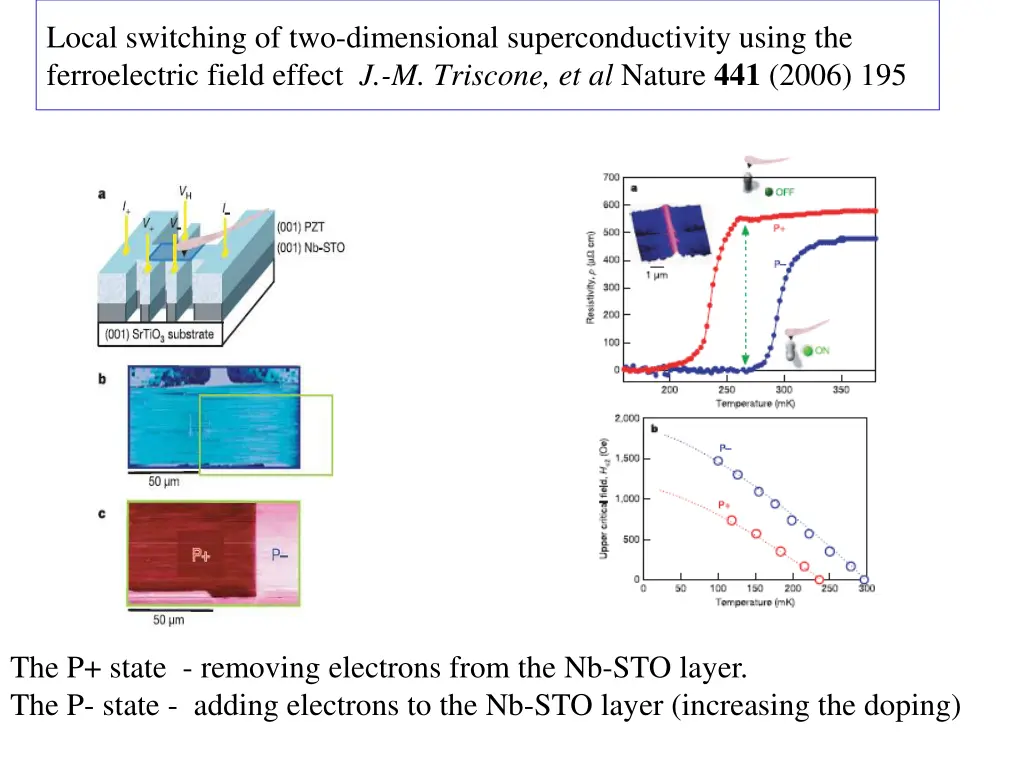 local switching of two dimensional