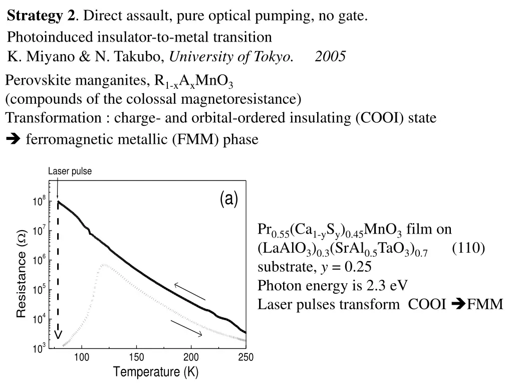 strategy 2 direct assault pure optical pumping