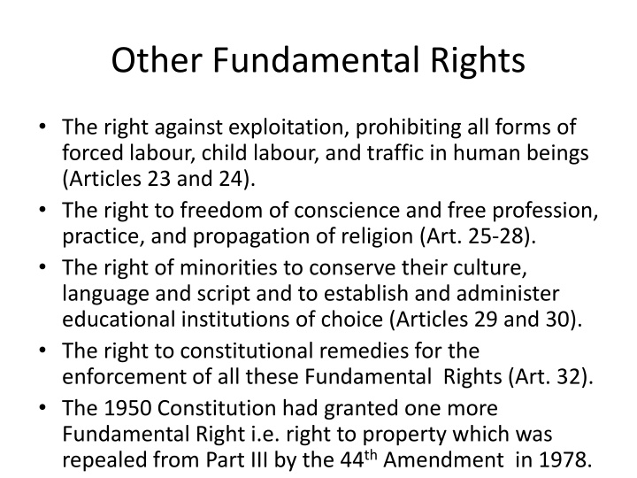 other fundamental rights