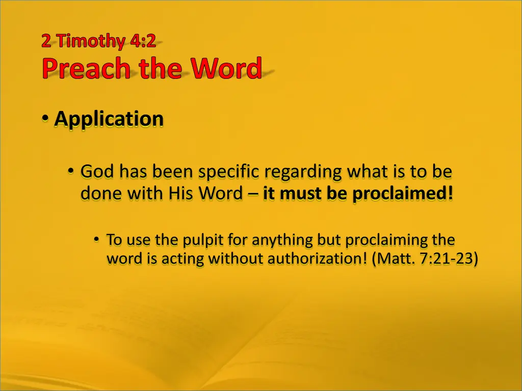 2 timothy 4 2 preach the word 1