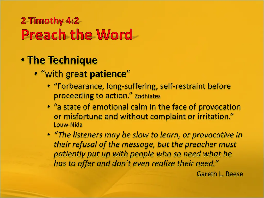 2 timothy 4 2 preach the word 14