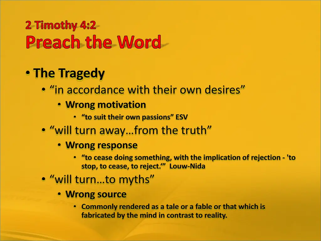 2 timothy 4 2 preach the word 18