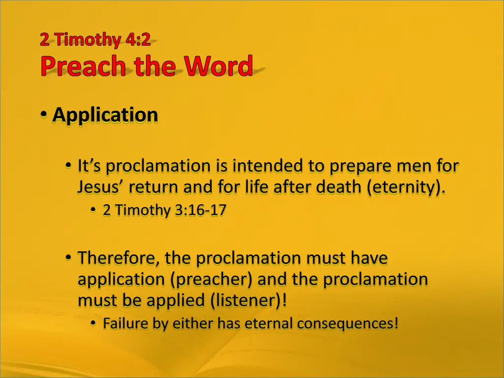 2 timothy 4 2 preach the word 2