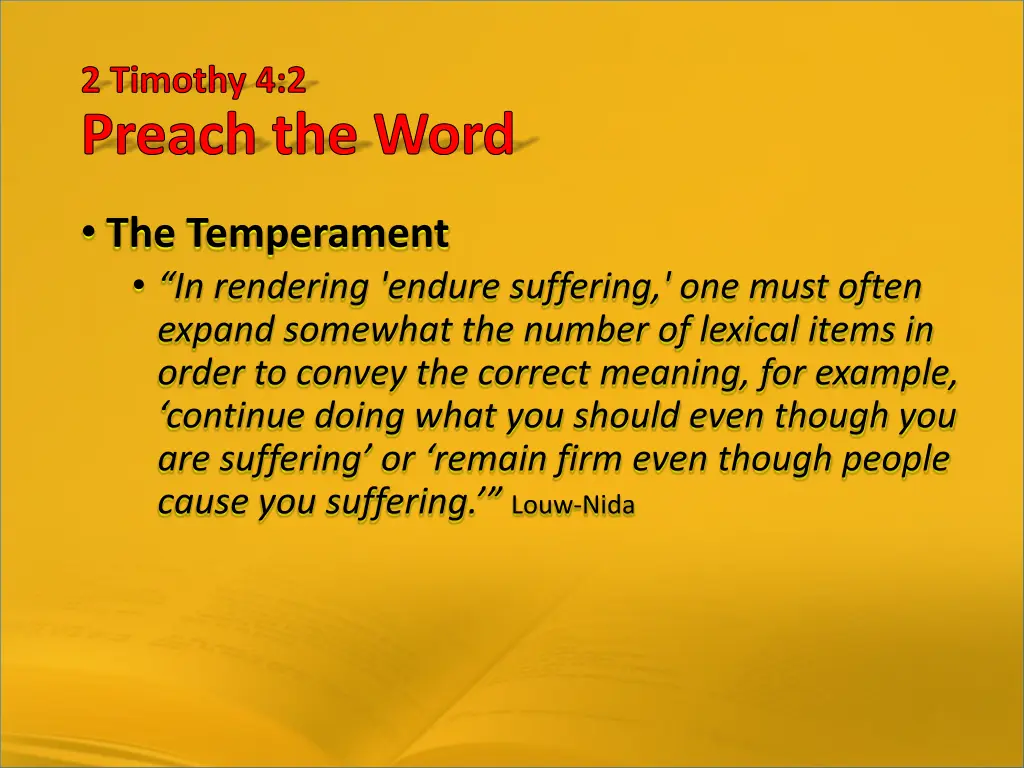 2 timothy 4 2 preach the word 23