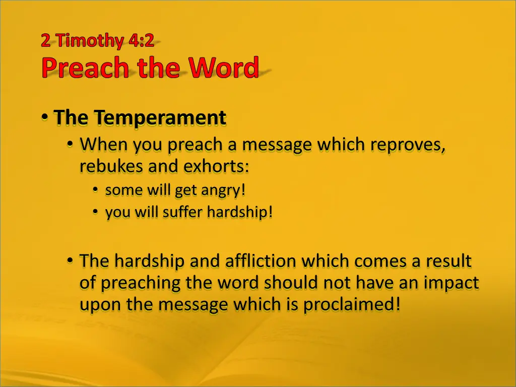 2 timothy 4 2 preach the word 24