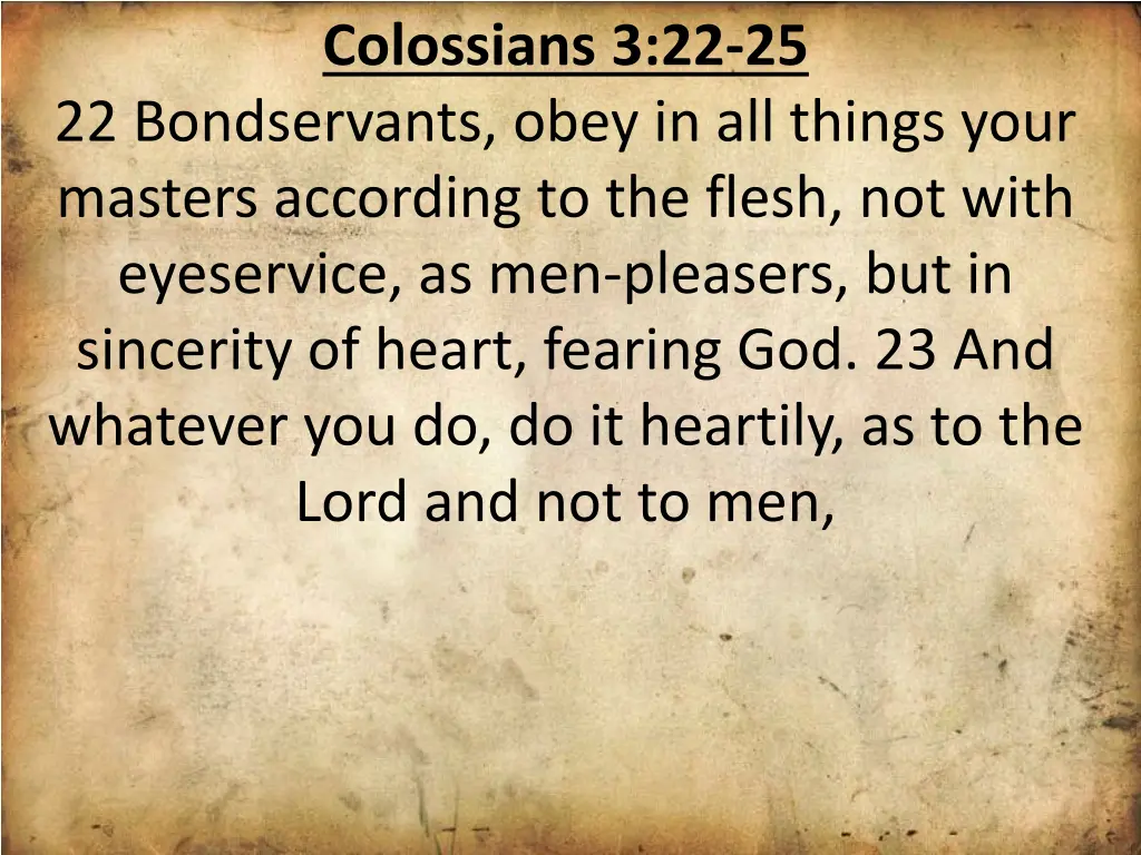 colossians 3 22 25