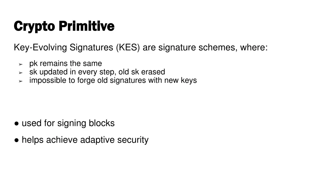 crypto primitive crypto primitive