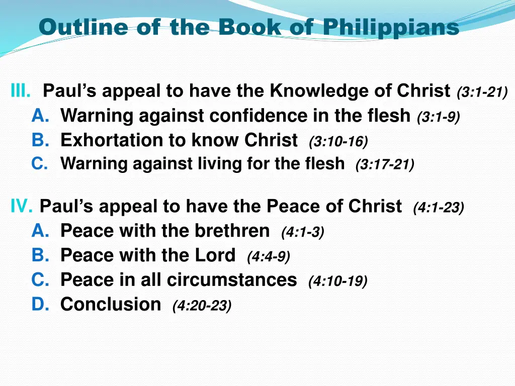 outline of the book of philippians 1