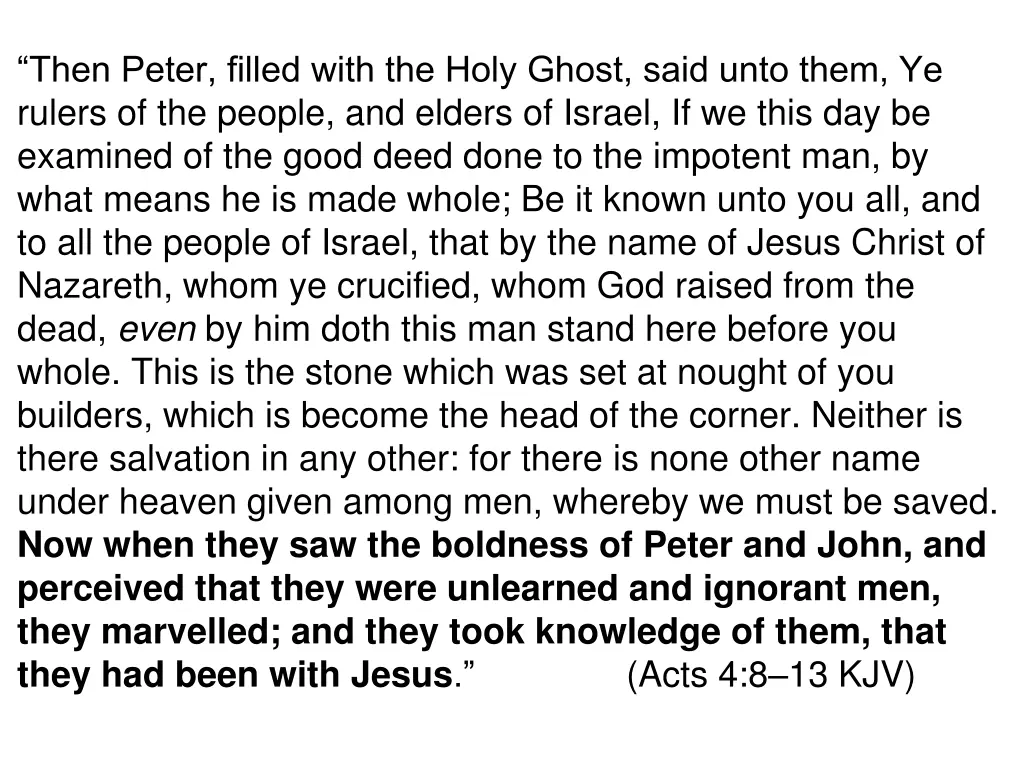 then peter filled with the holy ghost said unto