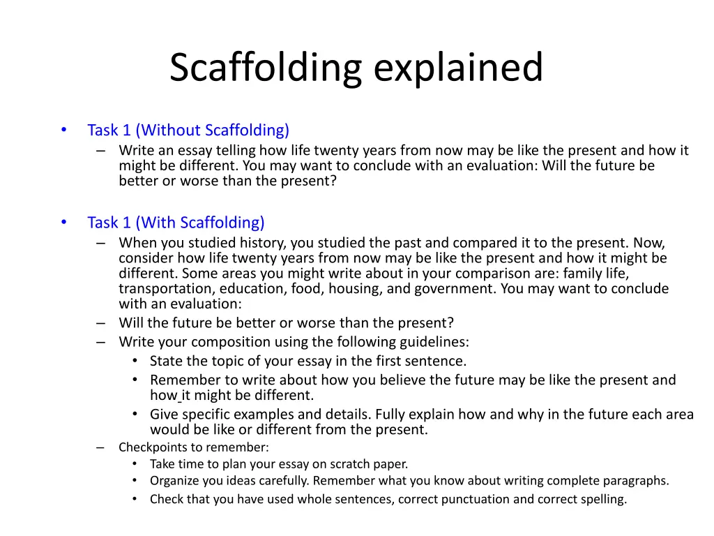 scaffolding explained