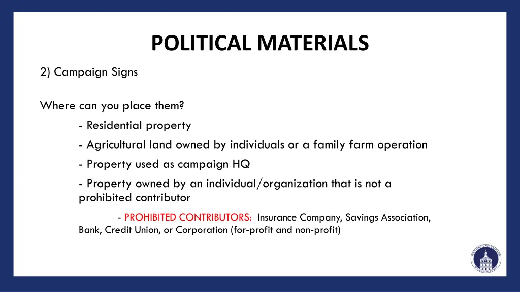 political materials 2