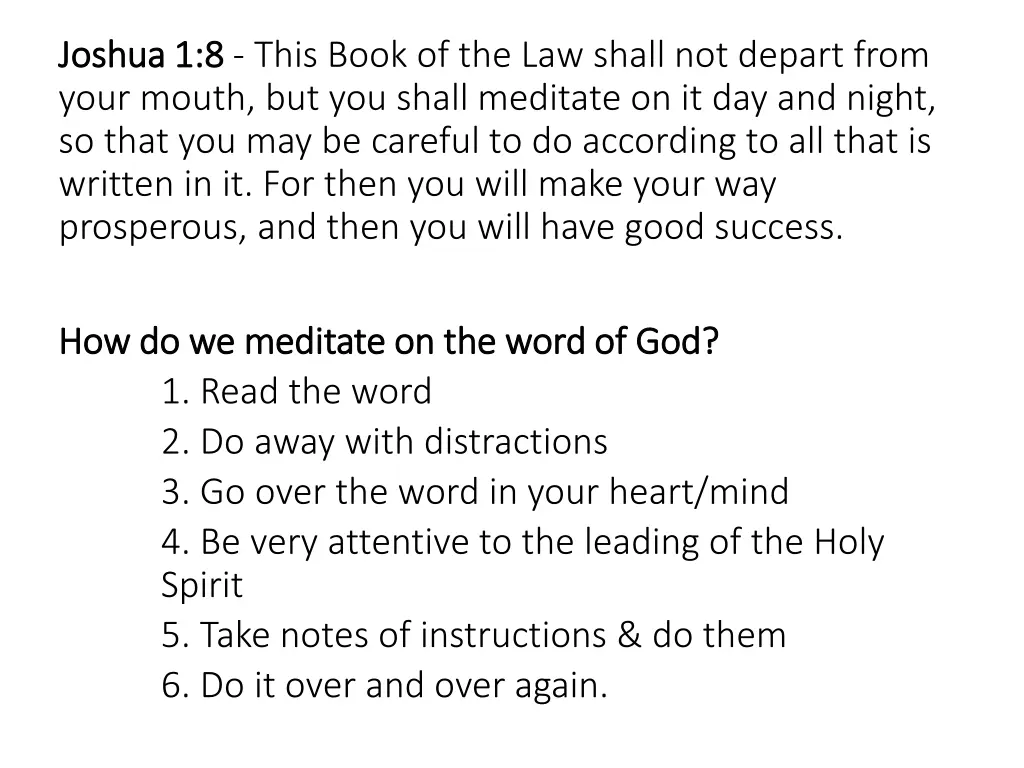 joshua 1 8 joshua 1 8 this book of the law shall