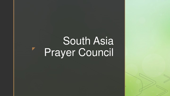 south asia prayer council