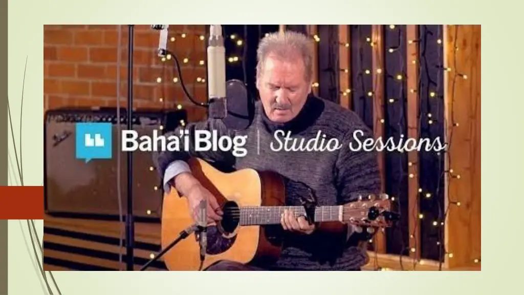 in this baha i blog studio session