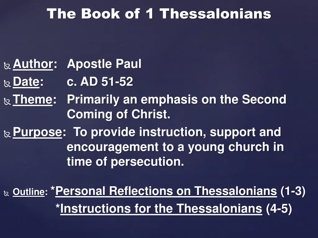 the book of 1 thessalonians