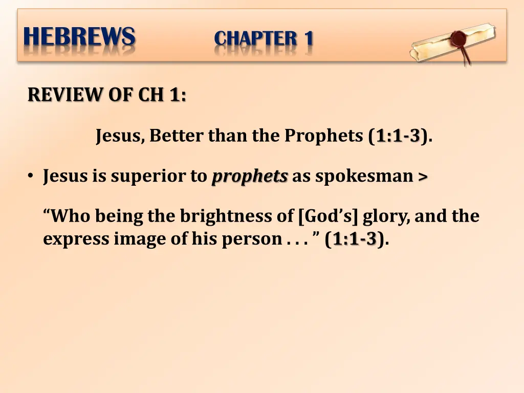 hebrews chapter 1