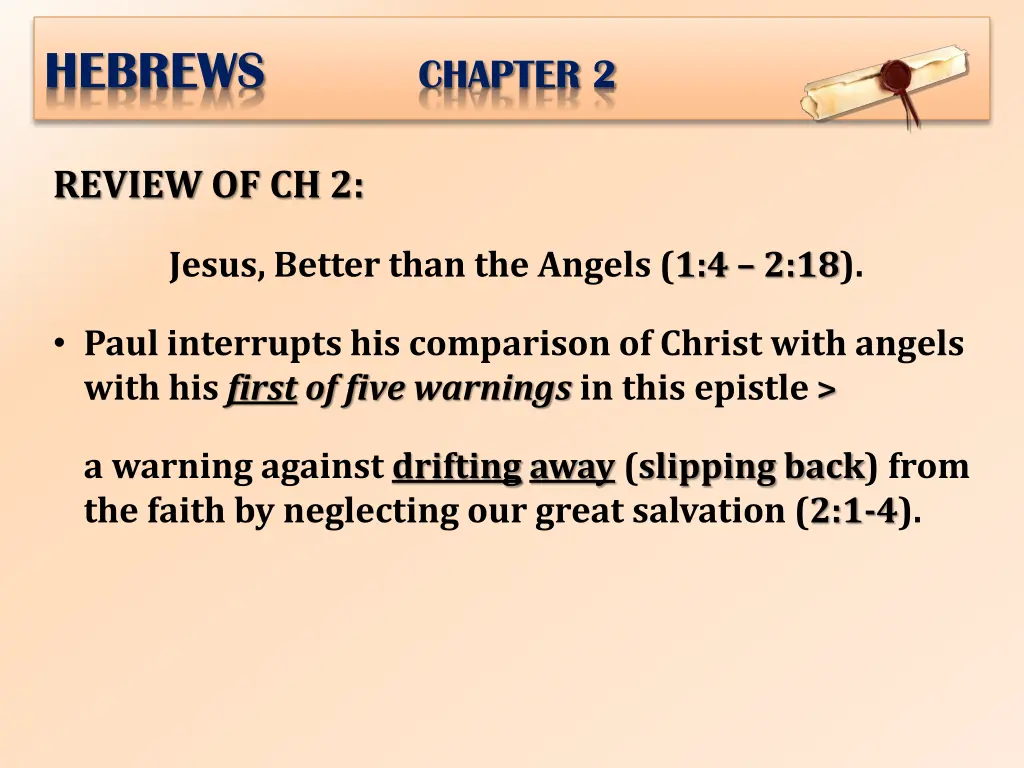 hebrews chapter 2