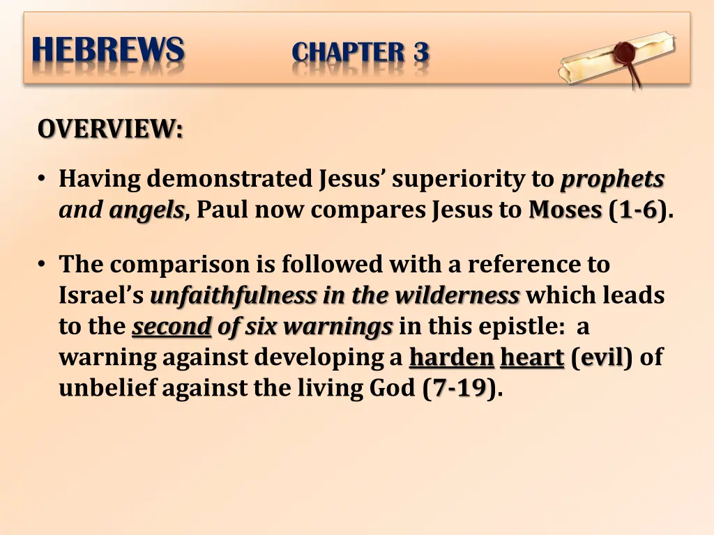 hebrews chapter 3