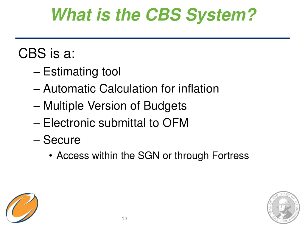 what is the cbs system