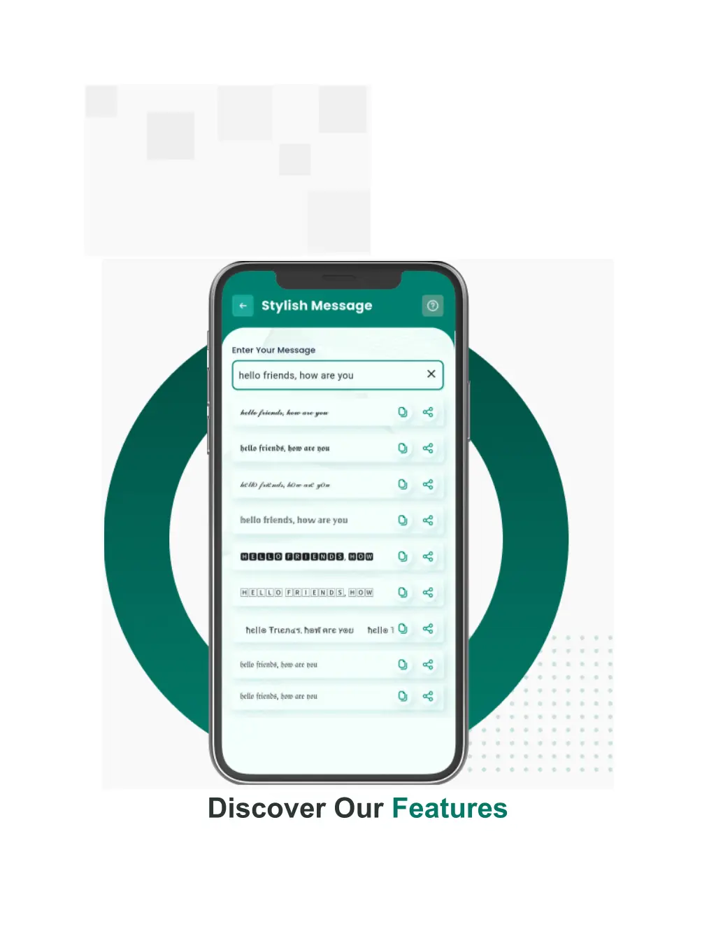 discover our features