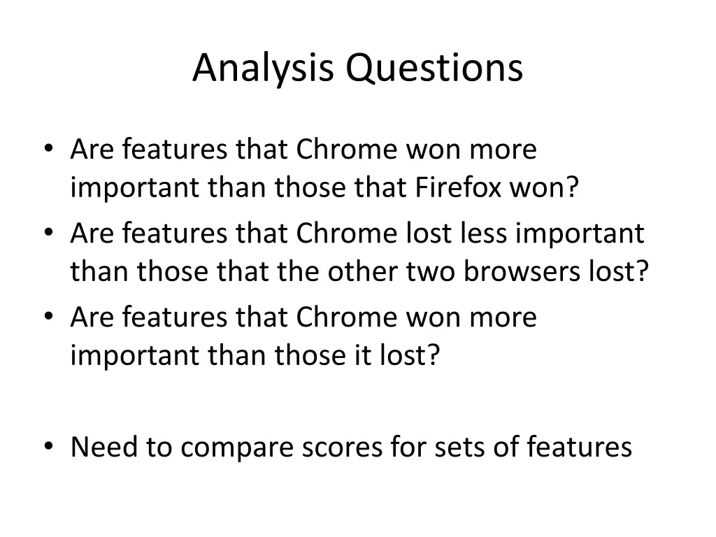 analysis questions