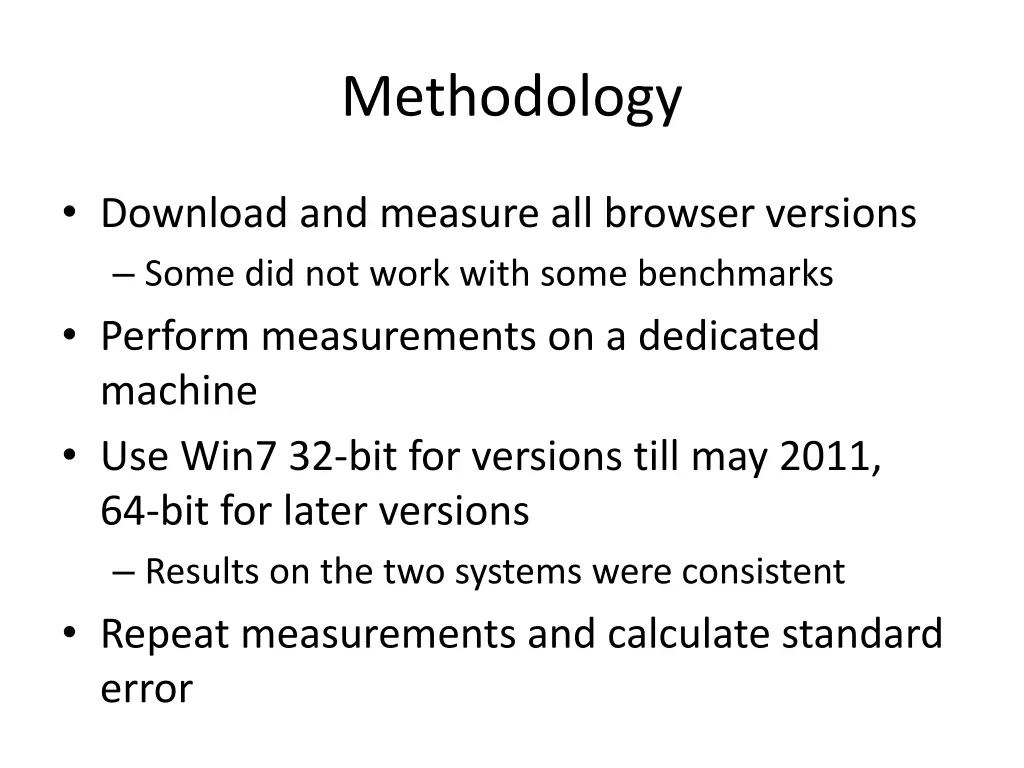 methodology