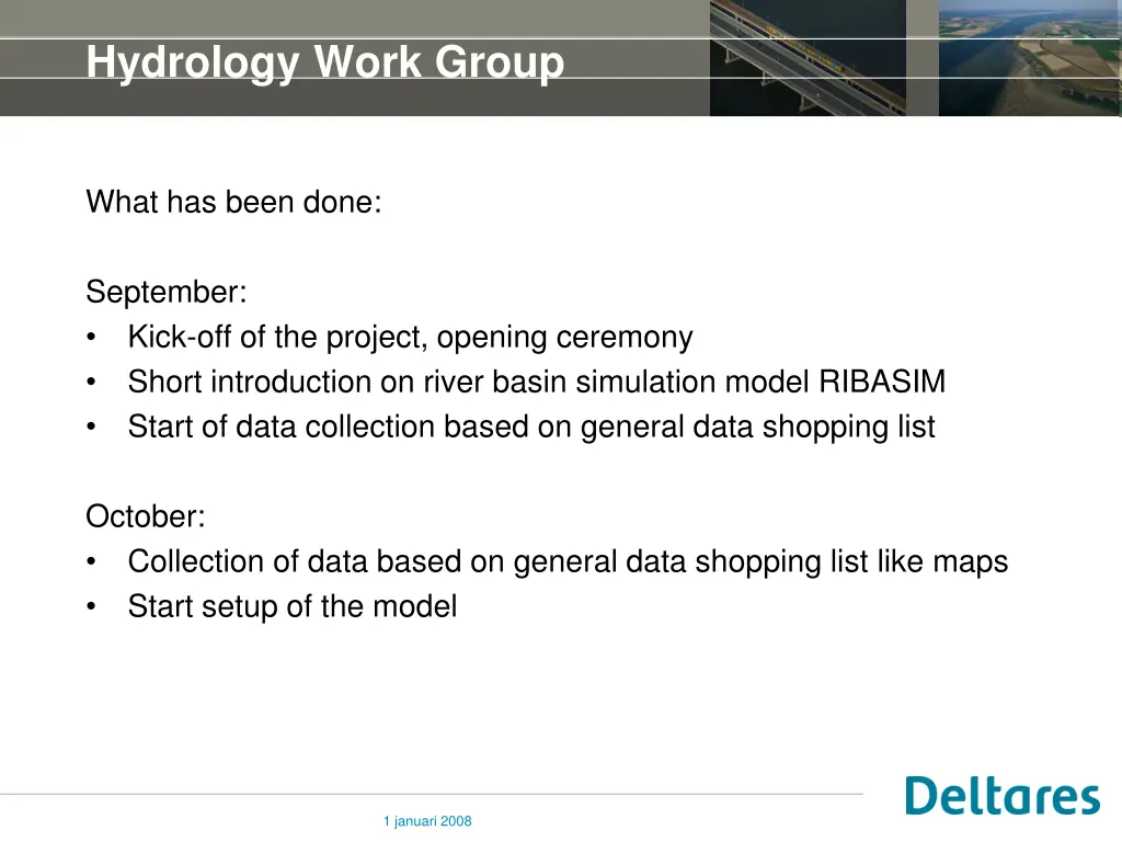 hydrology work group