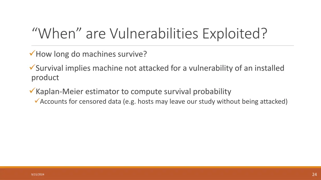 when are vulnerabilities exploited