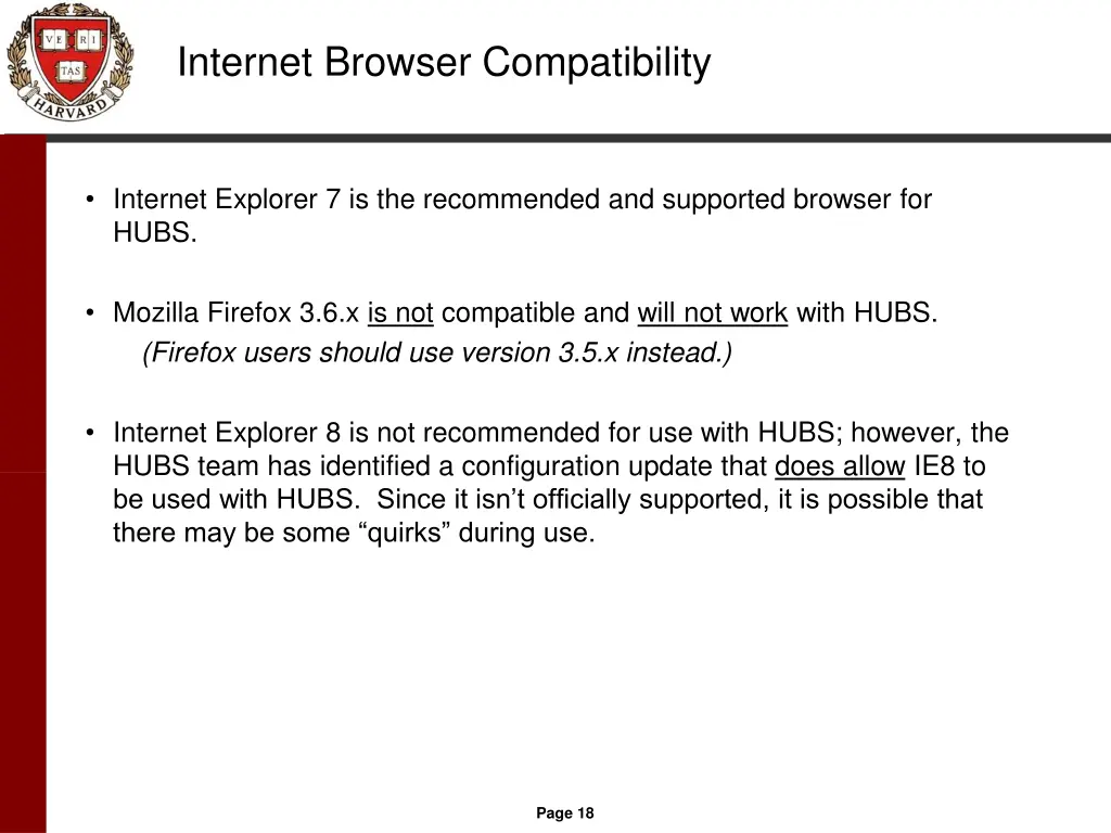 internet browser compatibility