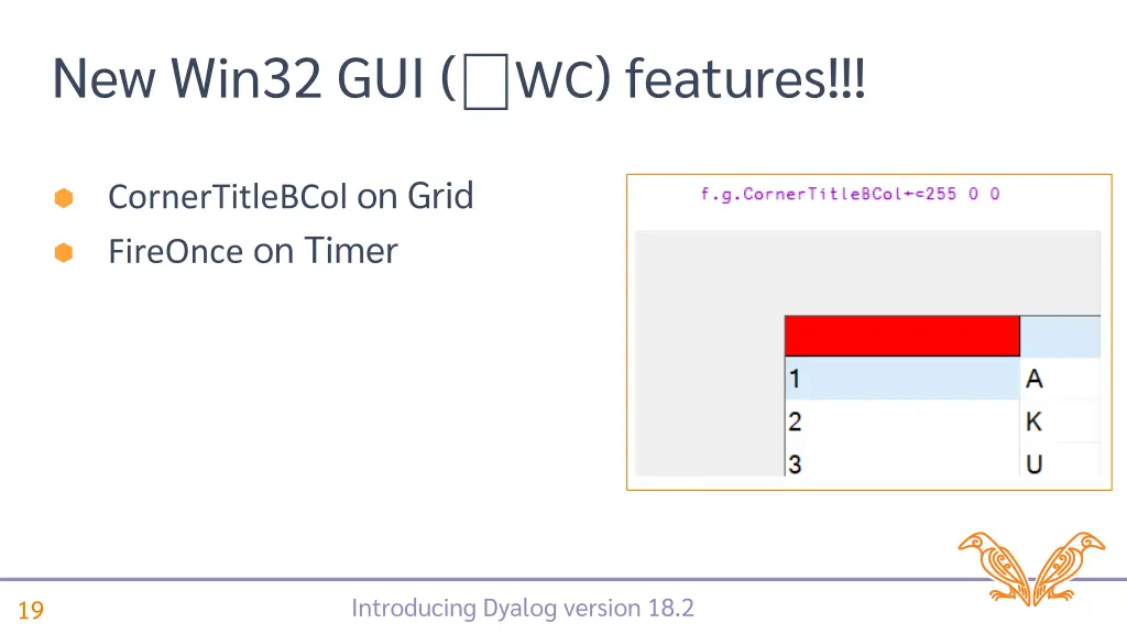 new win32 gui wc features