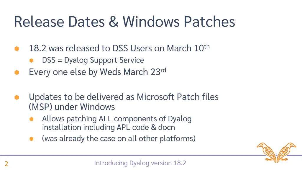 release dates windows patches