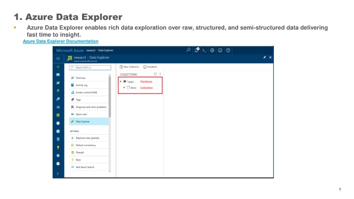 1 azure data explorer azure data explorer enables