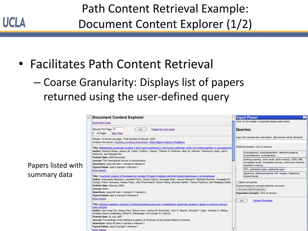 path content retrieval example document content