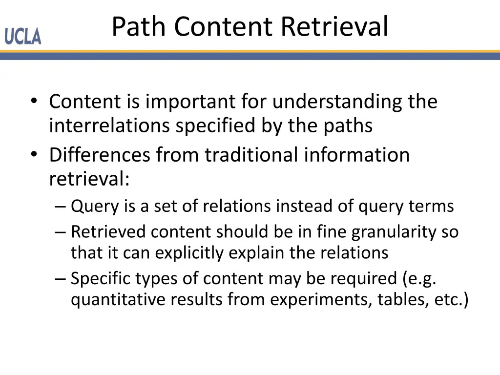 path content retrieval