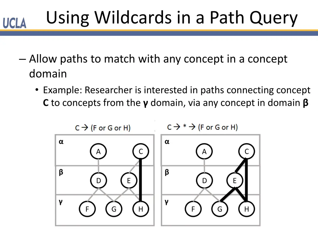 using wildcards in a path query