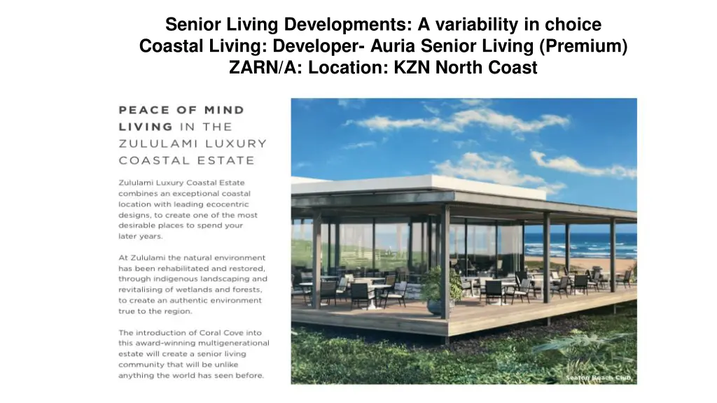 senior living developments a variability 2