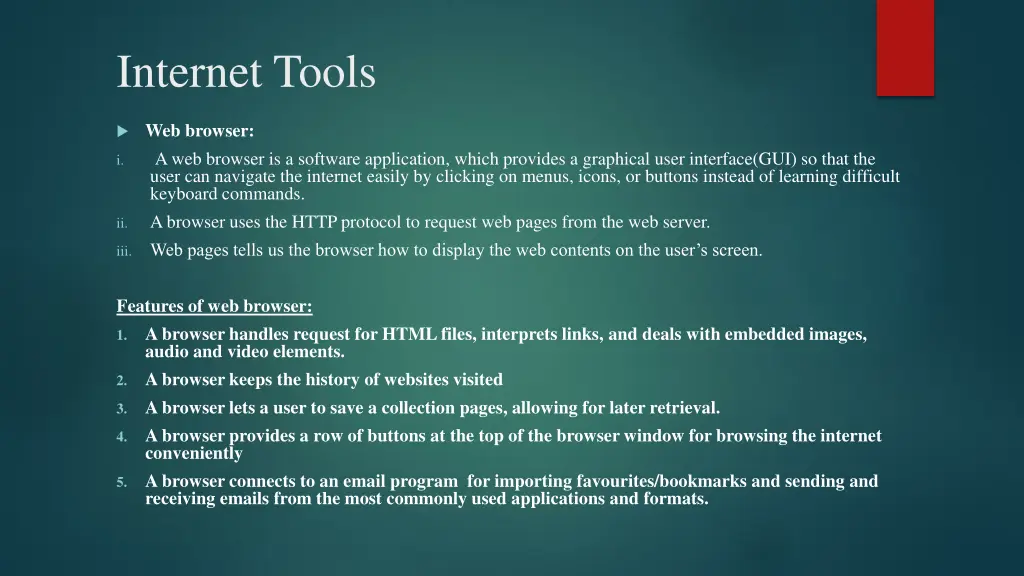 internet tools