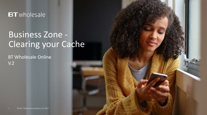 business zone clearing your cache