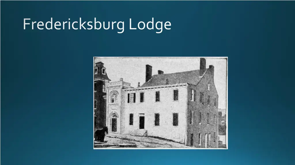 fredericksburg lodge