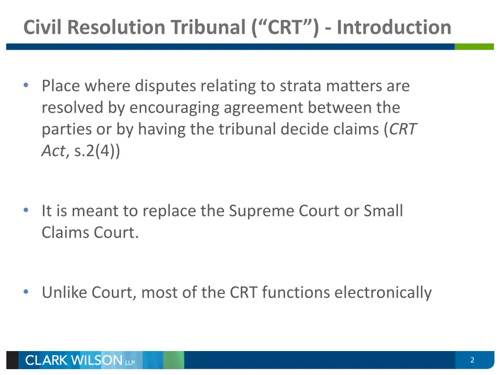 civil resolution tribunal crt introduction