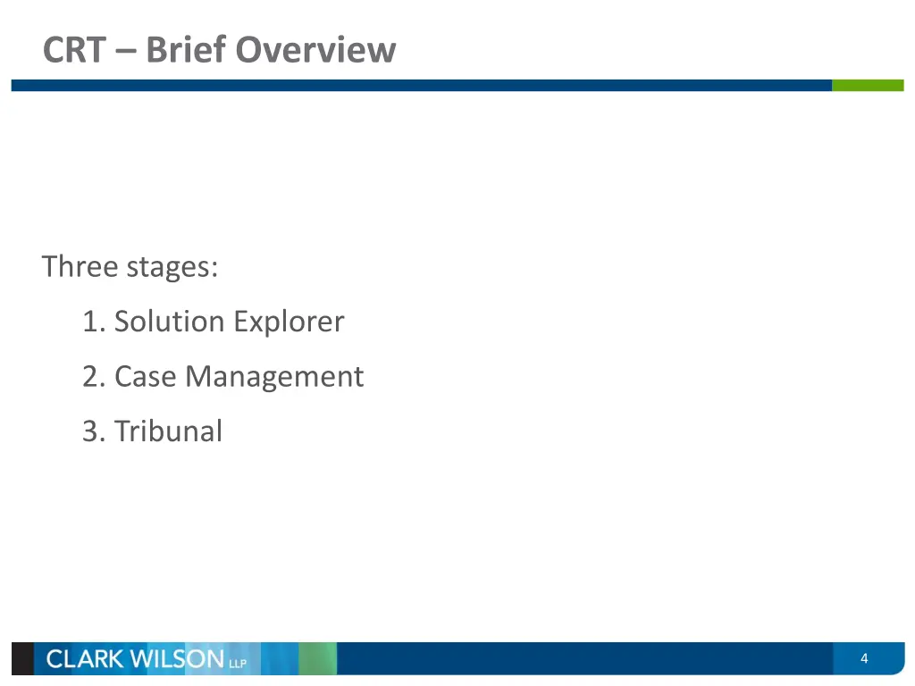 crt brief overview