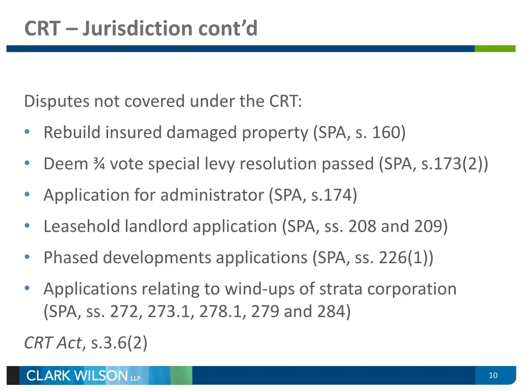 crt jurisdiction cont d 2